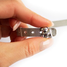 LIKERY "Winterbeauty" Jewellery Set | Charm Bracelet with Three Winter Charms - Polar Bear, Snowflake, Hat | Available in Silver, Gold, Rose Gold, Stainless Steel