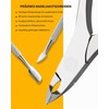 BEZOX Cuticle Nippers with Cuticle Pusher Set - Precise Cuticle