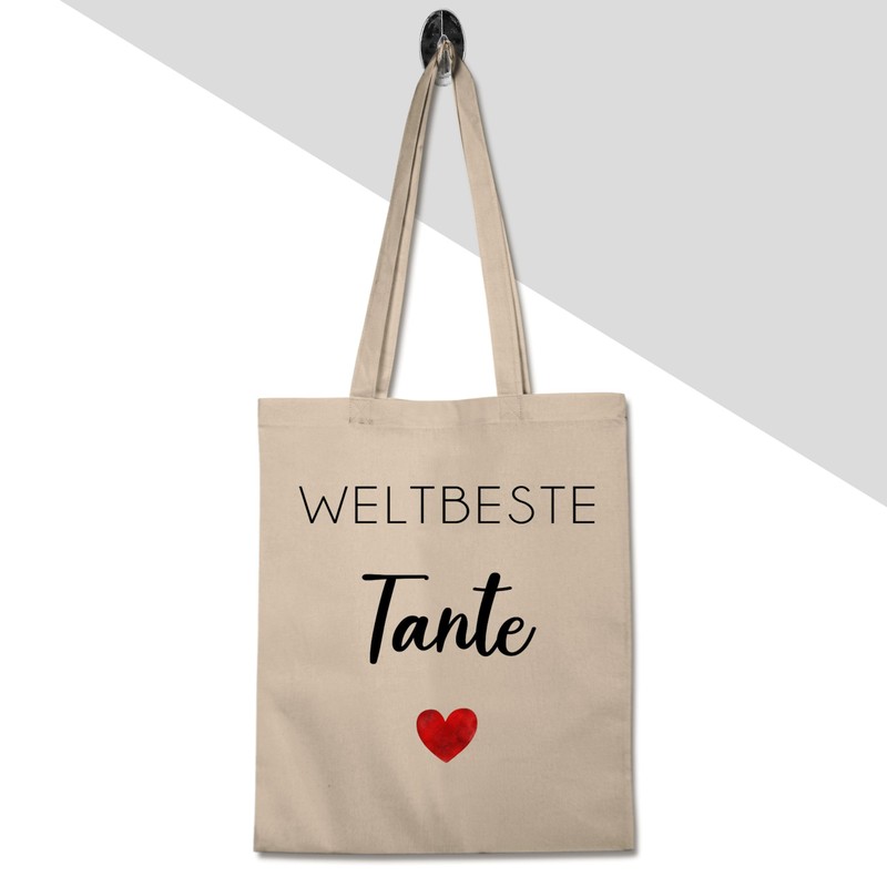Shirtracer - Cotton Bag - Bags - Weltbeste Tante |