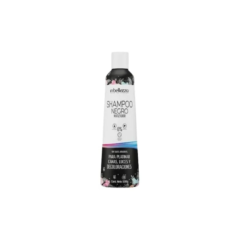 Shampoo Matizador Negro P/canas Y Decoloracion In Bellezza