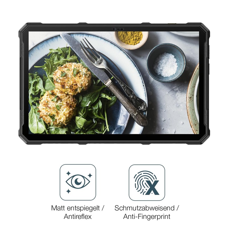 dipos I 2x Schutzfolie matt passend für Ulefone Armor Pad