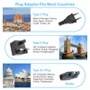 BESTEK European Travel Plug Adapter: UK Travel Plug Adapter -