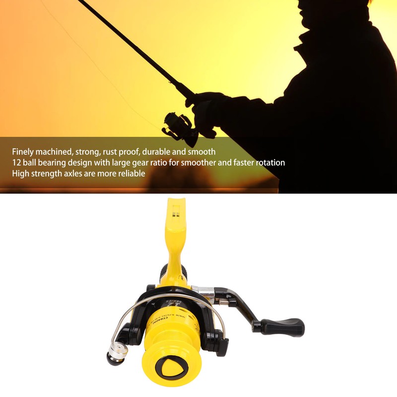 Fishing Reel Spinning Reel Rear 12 Axis Unloading Fishing Line