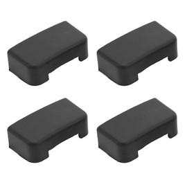 Akozon Tapón de Riel Deslizante para Asiento Trasero, 4 Piezas Tapón de Riel Deslizante para Asiento de Automóvil Cubierta de Tapón Antigolpes de Goma para Riel Deslizante de