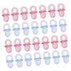 LIFKOME 100Pcs Acrylic Mini Pacifiers for Shower Decorations Shower Favors