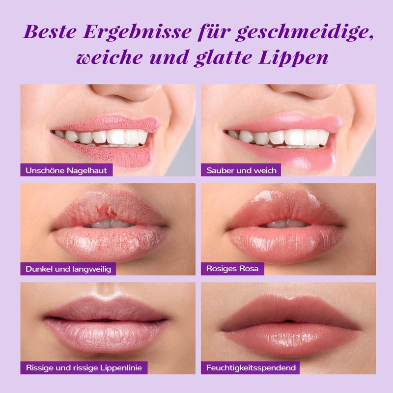 ANAiRUi Lip Masks and Exfoliating Set (Grapes)