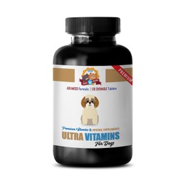 Dog Energy Booster - Ultra Dog Vitamins - Premium Vitamin and Minerals - Healthy Solution - Vitamin b12 for Dogs - 90 Treats (1 Bottle)