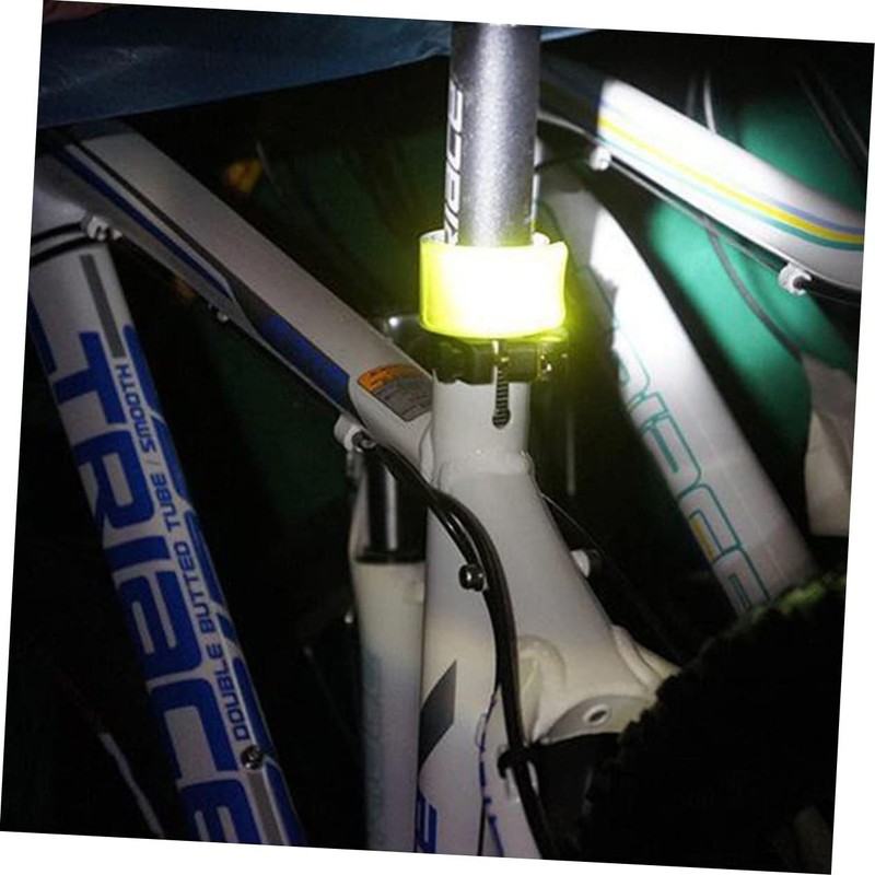 SUPVOX 11Pcs Reflective Safety Slap Bracelets for Night Running Jogging