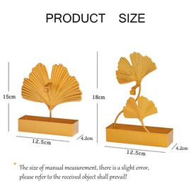 Pack of 2 Ginkgo Leaf Mosquito Coil Holder, Stainless Steel Mosquito Coil Holder, Mosquito Coil Holder, Mosquito Spiral Holder for Home and Garden, Patio Room Decoration