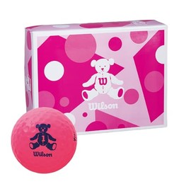 Wilson (ウイルソン) Golf Ball BEAR4 Dozen Pink