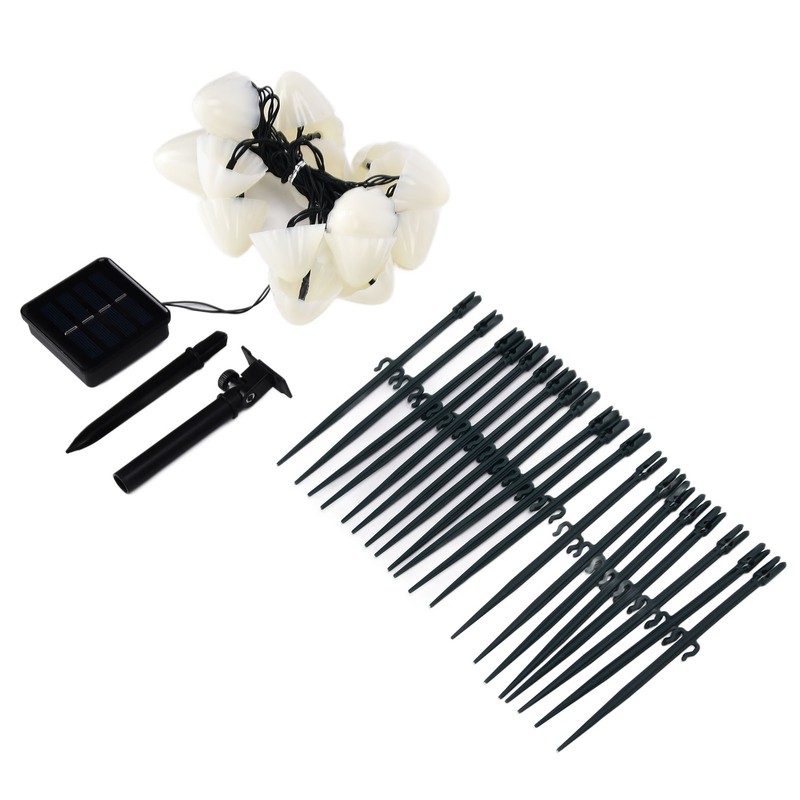 Solar Light String Waterproof Outdoor Garden Landscape Light 20LEDs 8