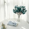 ONLY ART 6 Bundles Teal Flowers Silk Babys Breath Artificial