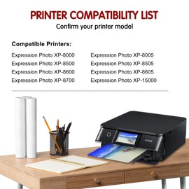 AUMOK 378XL Printer Cartridges Compatible with Epson 378 Multipack Epson XP 8600 Epson Expression Photo XP-8600 Cartridges XP-8605 XP-8500 XP-8505 XP-8000 XP-8700 (6-Colour, 1BK, 1C, 1M, 1Y, 1LC, 1LM)