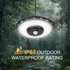 CREATESTAR Solar Pendant UFO Light 3000LM, Gazebo Indoor Outdoor Motion