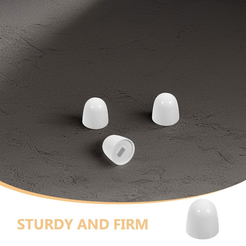 HOMSFOU 8Pcs Universal Toilet Bolt Covers - Easy Installation Decorative