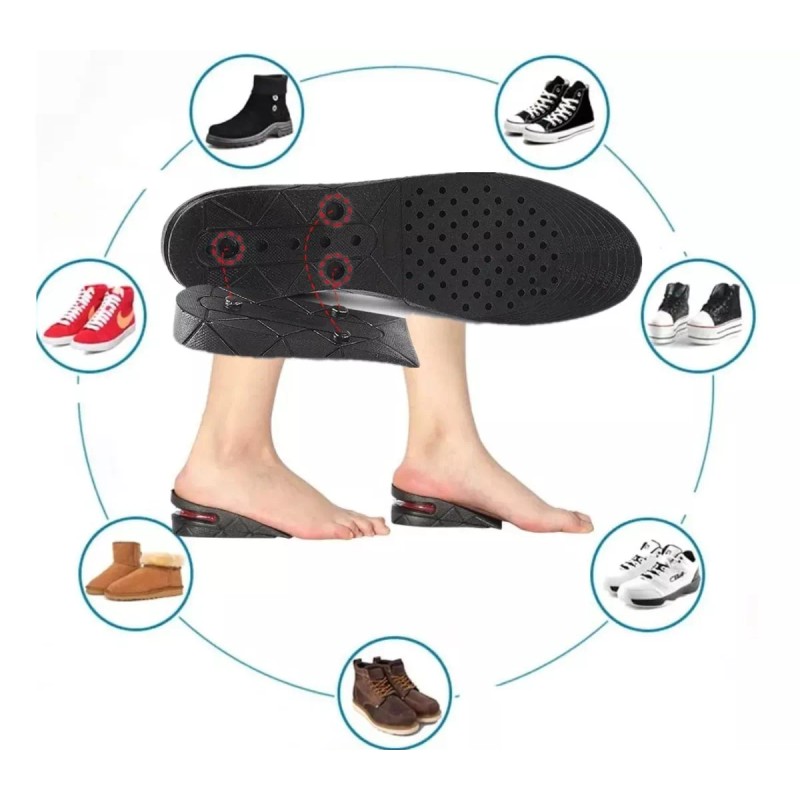Dolores 1 Par Plantilla Aumenta Altura Más Estatura Ajustable Unisex