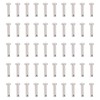 50Pcs Round Clevis Pins Flat Head 304 Stainless Steel Locating