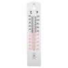 1x White Plastic Indoor Thermometer - Home Outdoor Greenhouse Wall-Mounted