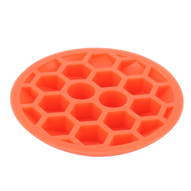 2Pcs Golf Force Pads Orange Rubber Reusable Skill Improvement Enhanced