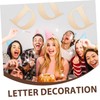 Operitacx DIY Wood Letter d Giant Decorative Letters Big Cardboard