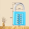 Stainless Steel Padlock 10 Digit Combination Padlock Button Bombination Padlock