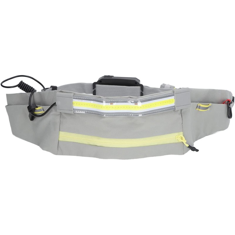 Tbest Luz de Cinturón COB para Correr, Senderismo, Riñonera con