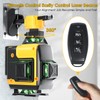 Laser Level, FELLAT 4x360°4D 16 Lines Laser for Construction, Two