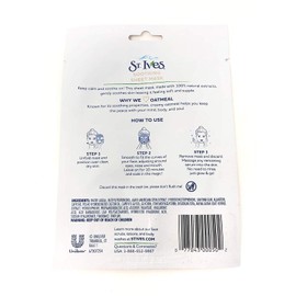 St. Ives Soothing Sheet Mask, Oatmeal (Pack of 2)