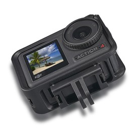 OKFUN 2 PCS Magnetic Quick Release Adapter Mount Base for DJI OSMO Action 5 Pro,Multifunctional Osmo Action 4/3 Magnet Bracket with Dual-Claws Accessories,Attachable Tripod, Selfie,Vlogging