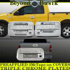 Torox 2004-2014 Ford F-150 Chrome 2 Door Handle COVERS w/PSK w/Keypad+Tailg