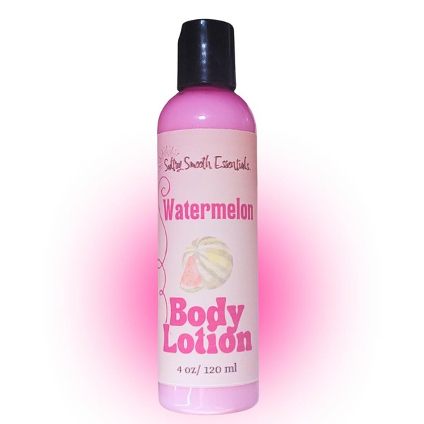 Watermelon Body Lotion - Fresh Summer Scent- Clean Paraben-Free Fragrance,