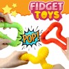 Pop Tubes Sensory Toy, Pack of 24 Colourful Stretch Tube