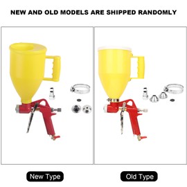 Air Hopper Spray Gun with 4/6/8mm Nozzle Paint Texture Drywall Painting Sprayer, 0.79 Gallon (3 L)