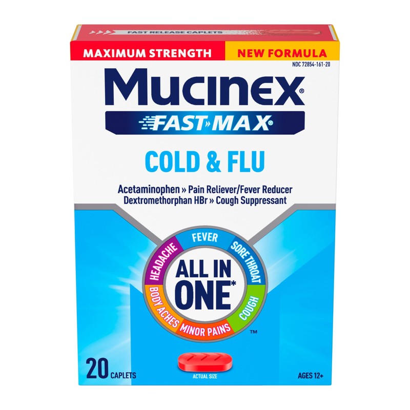 Mucinex MUCINEX? Fast-MAX? Caplets - Cold & Flu 24/20 ct.