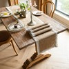 Dremisland Hessian Table Runner, Jute Lace Tablecloth, Rustic Dresser Table