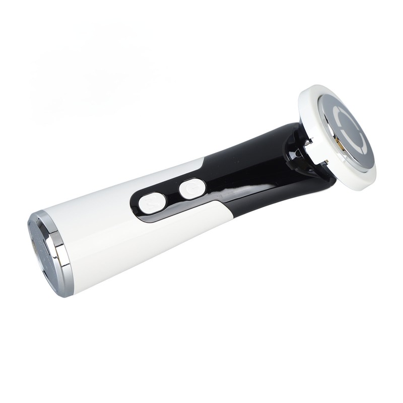 USB Muti Function Facial Massager Red Blue Led Heating Vibration