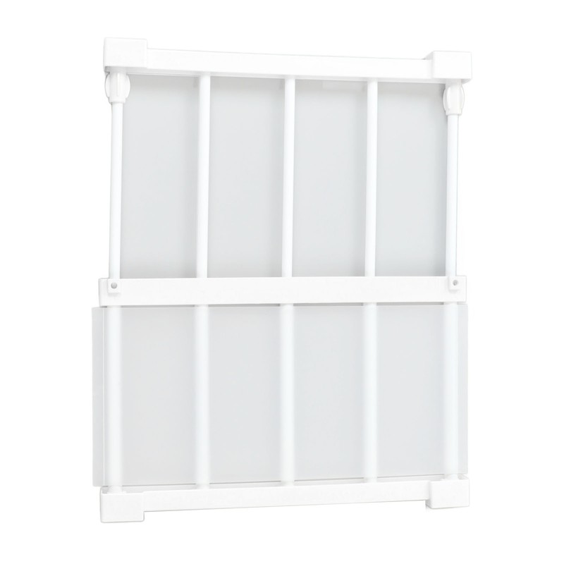 Tension Rod Shelf 14.2 Inch Width Nail Free Expandable Storage