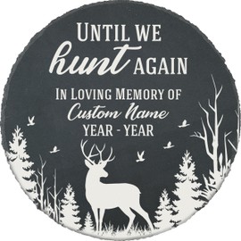 Hunting Memorial Stone, Gone Hunting in Heaven Slate Garden Stones, Hunting Memorial Gift, Hunting in Memory Loss of Loved One, Loss of Dad, Husband, Son TNP59