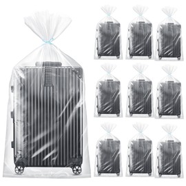 saerryor 10 Pcs Extra Large Storage Bags, 90 x 120cm Large Clear Plastic Bags, Suitcase Storage Bags for Luggage, Chair, Duvet, Furniture, Plush Toys, Quilts