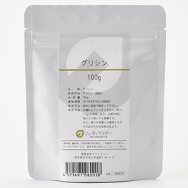 Glycine 0.3 oz (100 g) powder made in Japan with a perfect measuring spoon (0.1 oz (3 g)