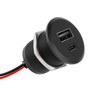 CamperXlite RV USB C Outlet 12V/24V All-aluminum QC 3.0 USB