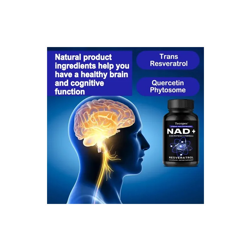 Suplemento Nad, Niacinamida, Resveratrol Y Quercetina
