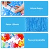 10Pcs Hawaiian Leis Hula Grass Skirt Set,Include 2 Luau Grass