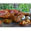 Cleminson® Handcrafted Olive Wood Mortar and Pestle Set | Kitchen
