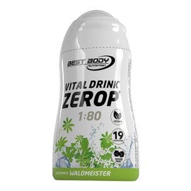 Best Body Nutrition Vital Drink ZEROP - Waldmeister, Original Getränkekonzentrat - Sirup - zuckerfrei, 1:80 ergibt 19 Portionen Fertiggetränk, 48 ml (1er Pack)