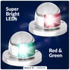 Five Oceans Boat Navigation Lights - LED Bow Light, Navigation