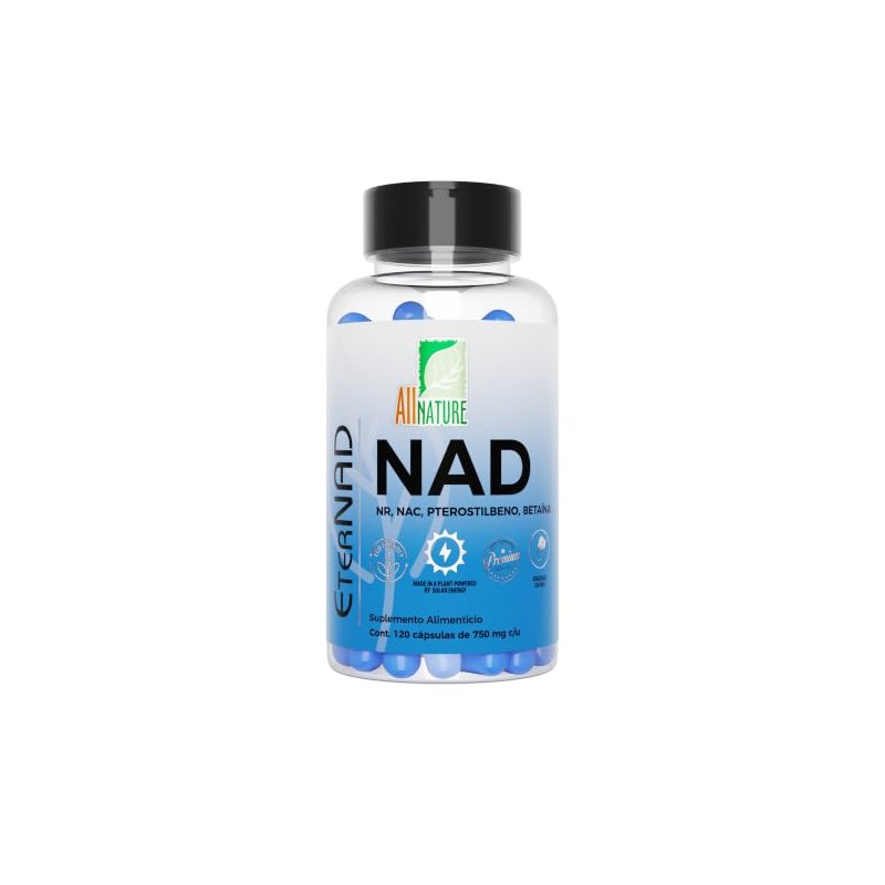 All Nature Eternad Nad 120 Capsulas 750mg