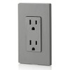 Leviton 15 Amp, 125 Volt, Decora Duplex Receptacle, Residential Grade,