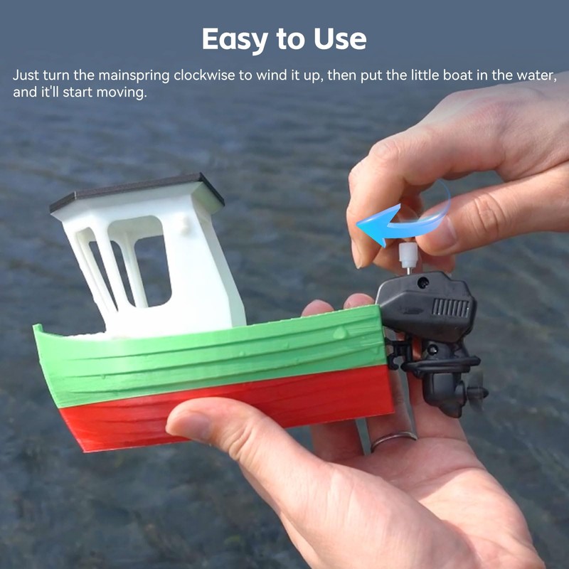 UniTak3D Bambu Lab Makerworld MH010 3D Printed Boat Model Components