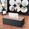 KINGFOM Tissue Case Modern Design Tissue Box Luxury PU Leather